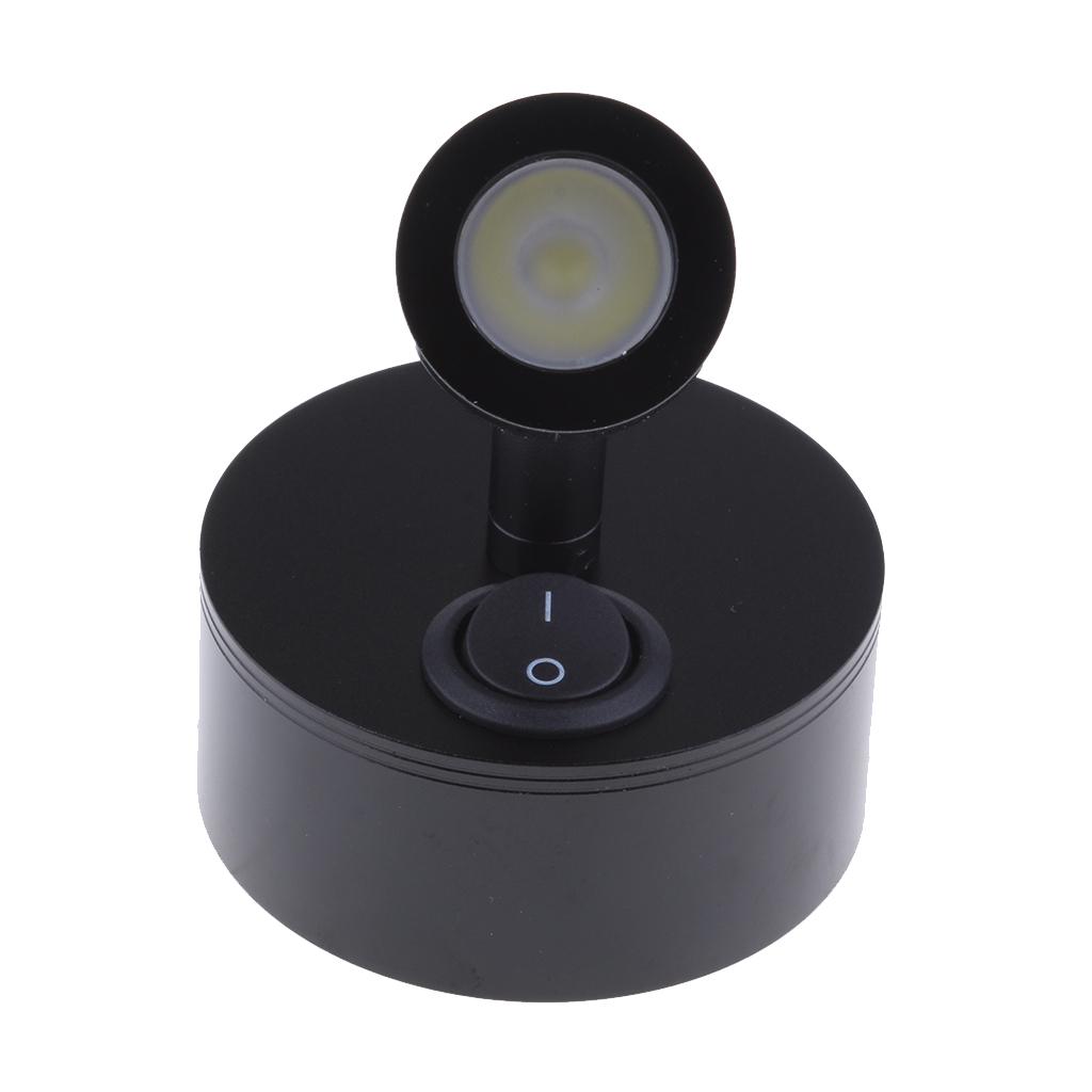 12V 3W LED Interior Spot Reading Light Switch Camper Caravan Boat Motorhome
