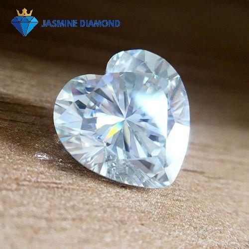 Kim cương nhân tạo Mỹ Moissanite giác cắt Heart