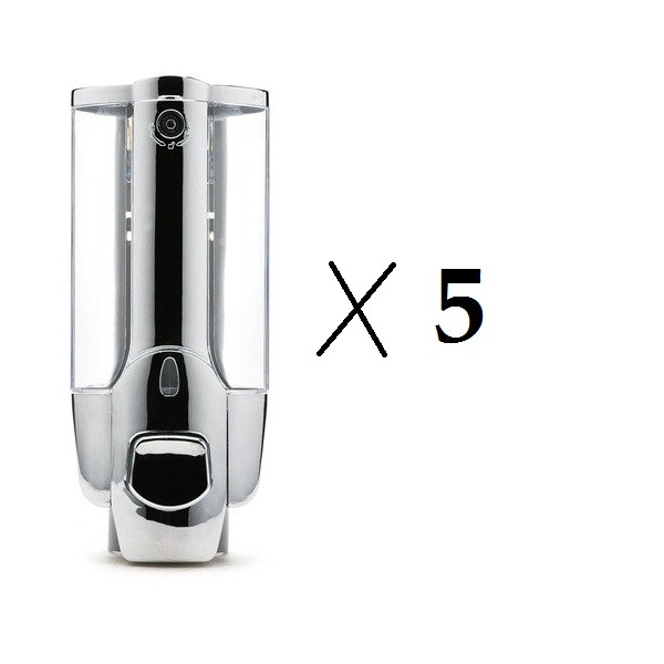 Combo 5 Hộp đựng xà phòng, nước rửa tay treo tường đơn