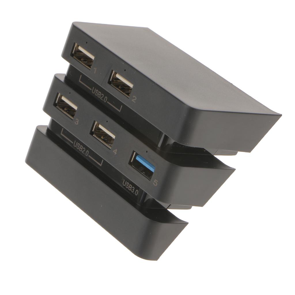 5 USB Port Hub Charger Controller Splitter Expansion Adapter For PS4 PRO