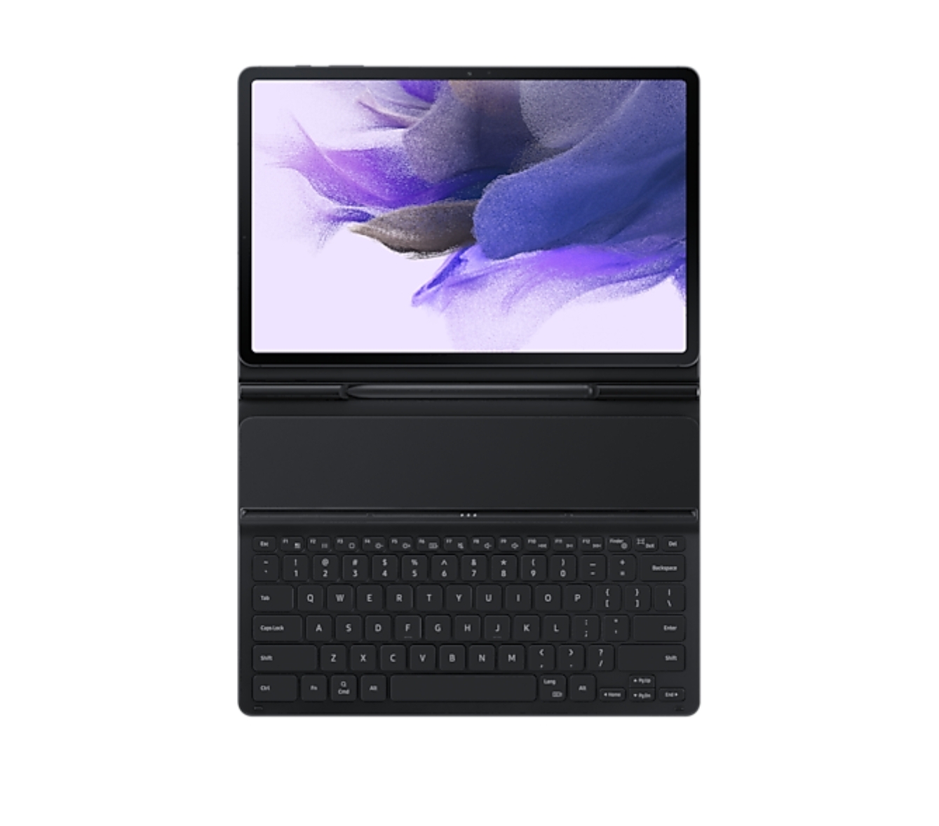 Bao Da Kèm Bàn Phím Book Cover Keyboard Slim Cho Máy Tính Bảng Samsung Galaxy Tab S7 Plus S7FE / Tab S8 Plus - Hàng Chính Hãng Nguyên Seal