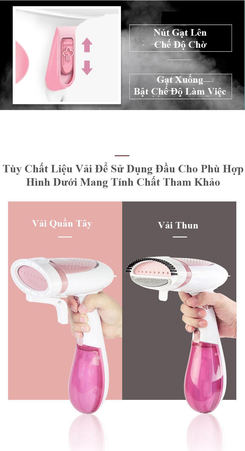 Bàn Ủi Hơi Nước Modosa Mini Đa Năng Tiện Dụng Dành Cho Du Lịch - Hàng Chính Hãng