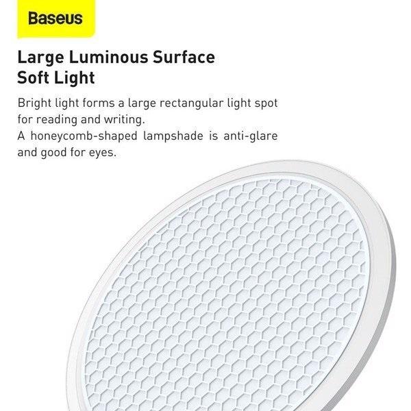 Baseus -BaseusMall VN Đèn Để Bàn Đọc Sách Baseus Smart Eye Series Full Spectrum Double Light Source AAA