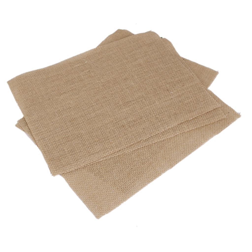 Hessian Burlap Place Mat Handmade Set Of 10 Table Mats Kitchen Dining Decor