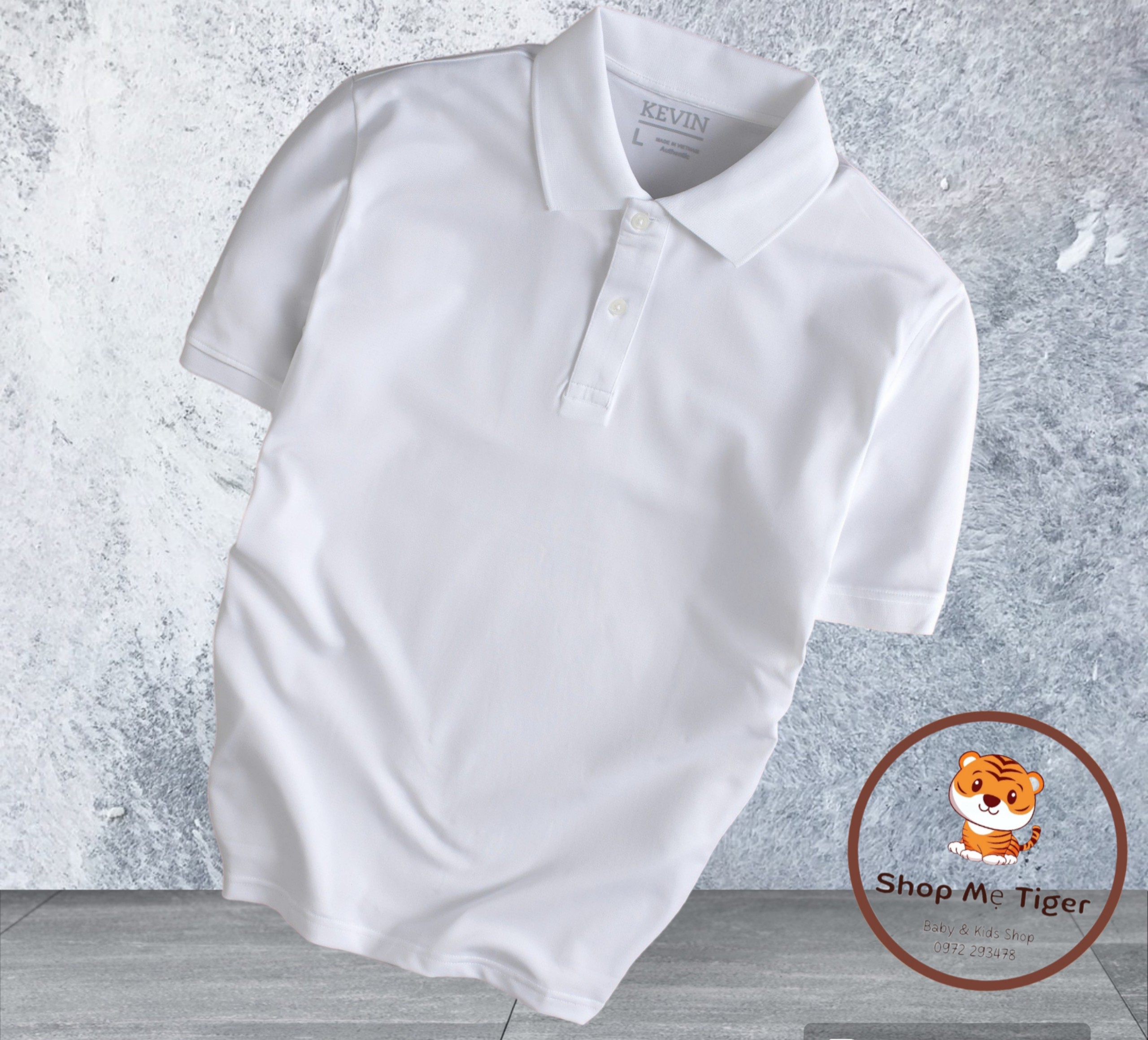 Áo thun Polo nam cổ bẻ Kevin vải cá sấu Poly kháng khuẩn, chống nhăn, thoáng mát
