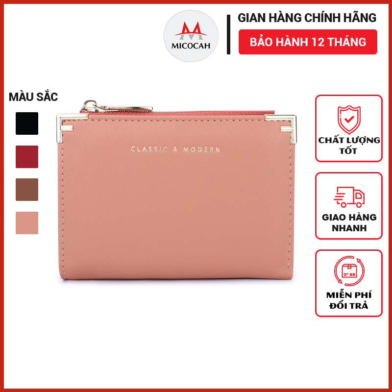 Ví Nữ Mini Cầm Tay Thời Trang TAILIAN Dáng Ngắn Nhỏ Gọn Dễ Thương Đựng tiềƞ Da Cao Cấp Cực Đẹp Giá Rẻ TL40 -Micocah Mall