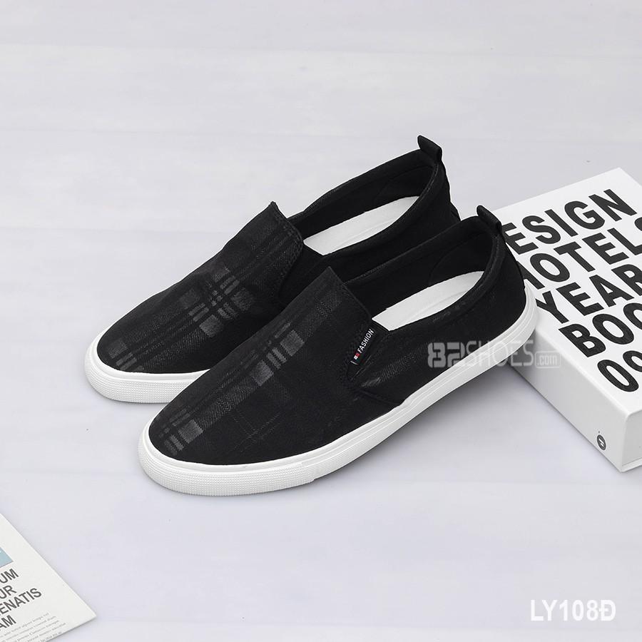 Giày lười nam - Slip on nam vải - Mã LY108