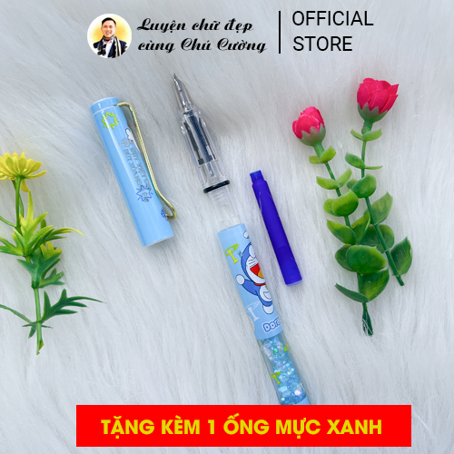 Bút Mực Xoá Được | Bút Mực chuyên dùng ống Mực Xoá | Bút Việt C88 mẫu Doremon