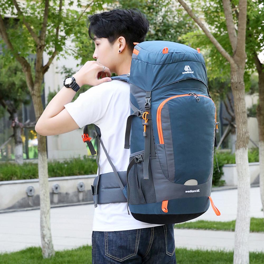 Weikani 65L Chống Nước Đi Bộ Đường Dài Ba Lô Có Che Mưa Thể Thao Du Lịch Daypack Cho Cắm Trại Leo Núi Leo Núi