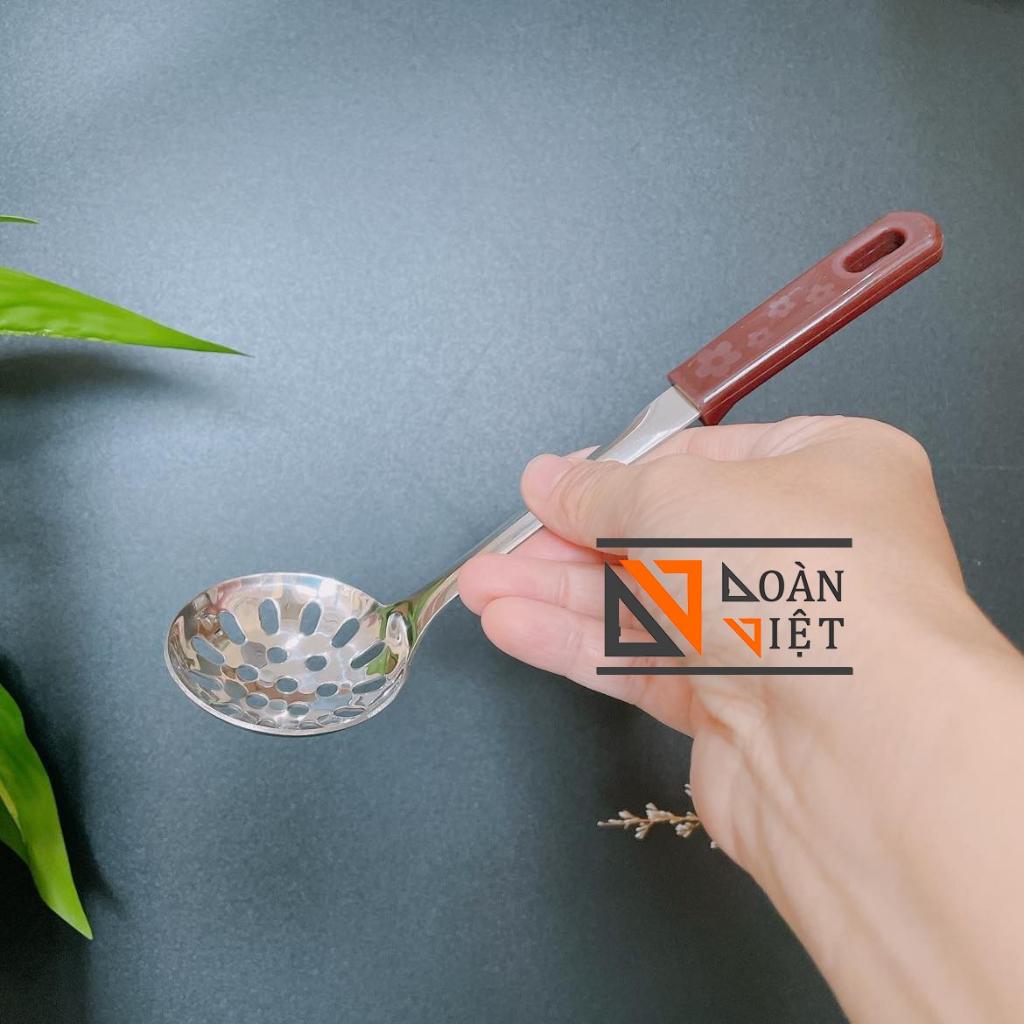 Vợt /Vá/Muỗng múc thạch, trân châu, topping các loại.. Inox , cán bọc nhựa- nhiều size . Đồ dùng pha chế