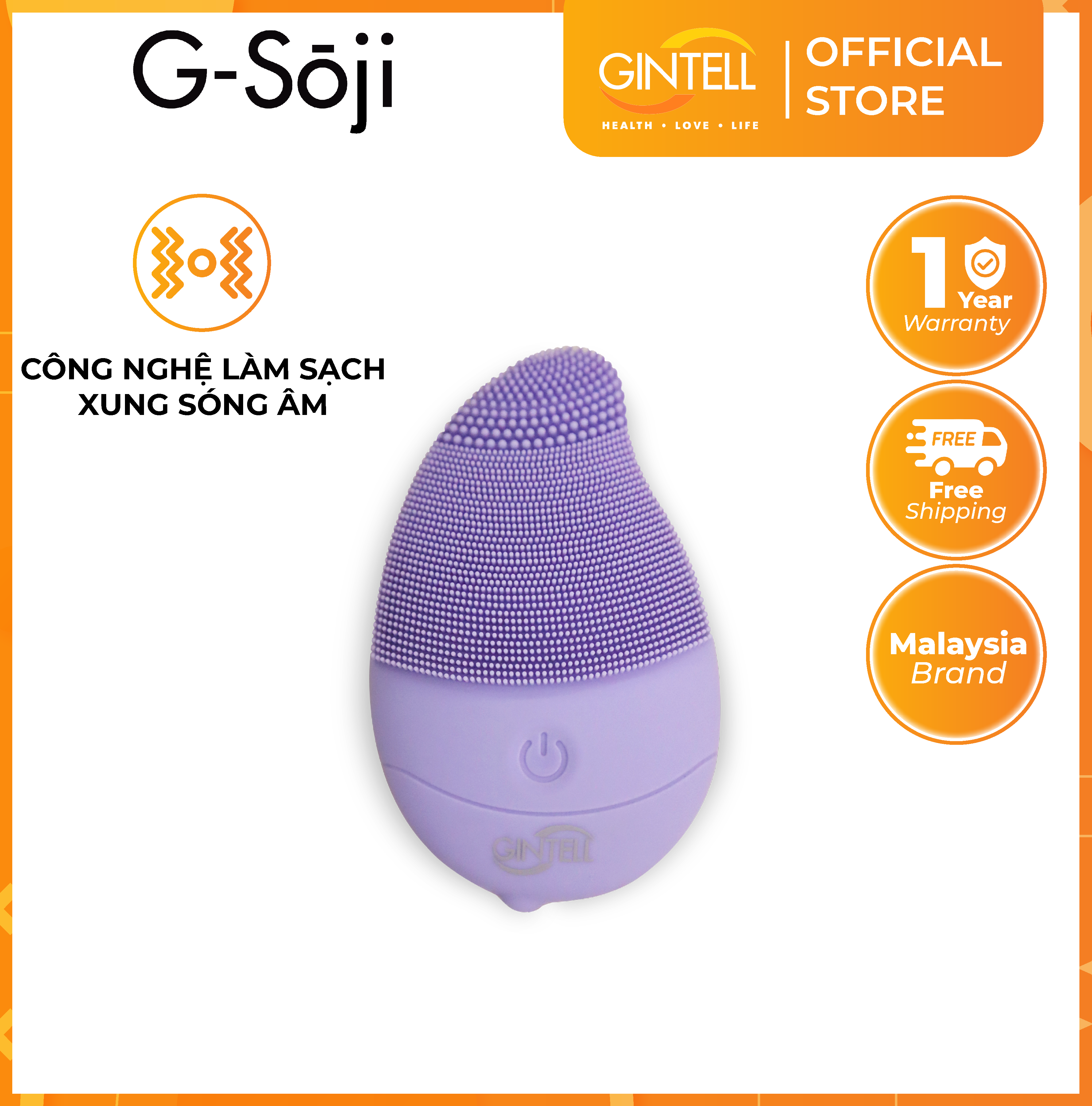 Máy Rửa Mặt và Làm Sạch G-Soji