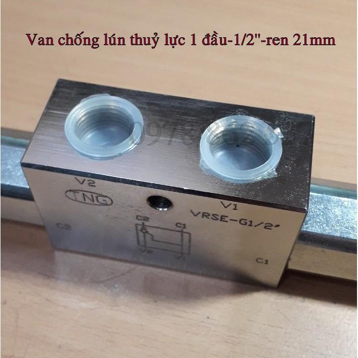 Van chống lún thuỷ lực 1 đầu - ren 21mm