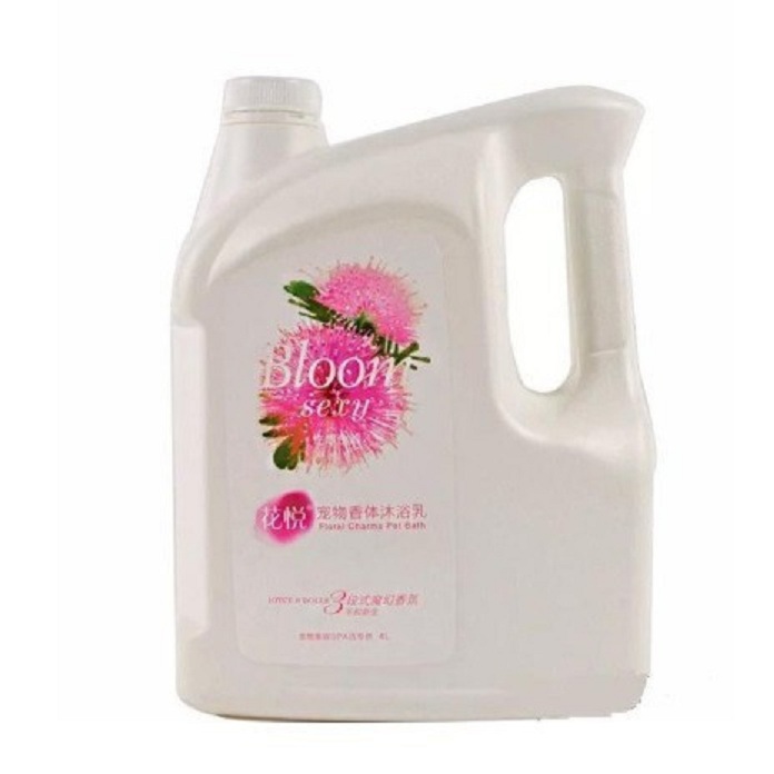 Sữa tắm nước hoa cao cấp cho chó mèo - Bloom sexy 4l (Hoa đào)