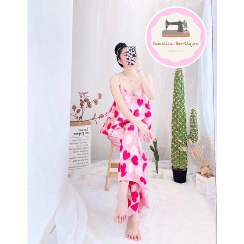 Sét Ngủ Lụa 2 Dây Quảng Châu