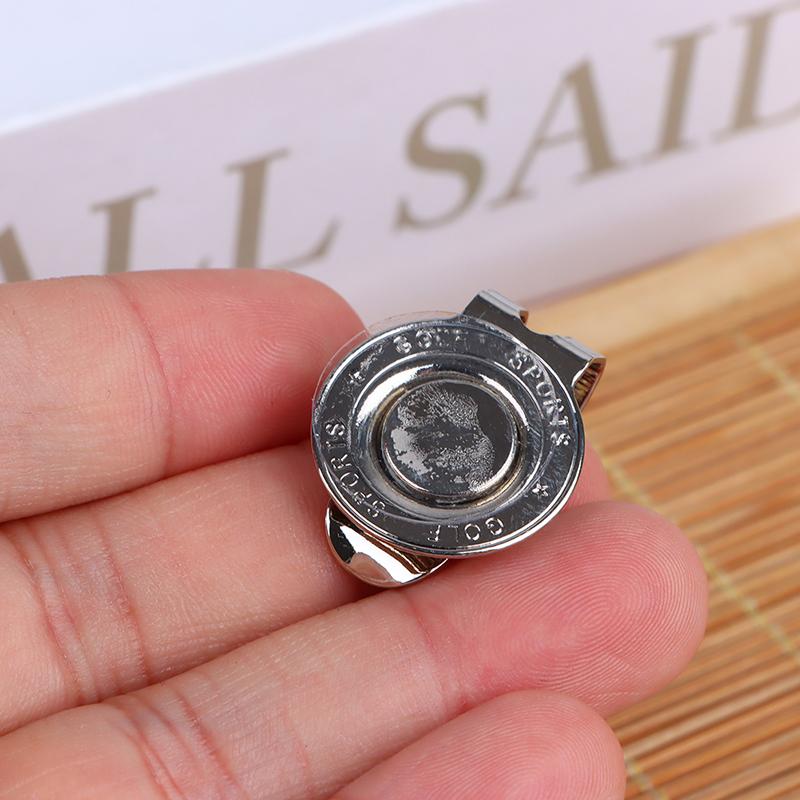 1 Mũ Golf Kẹp Bút Xanh Bút Đánh Dấu Kẹp Vành Nam Châm Giá Đỡ Nón Kẹp UTAA Bóng Kim Loại Bút đánh Golf Tiếp Liệu Color: Yellow