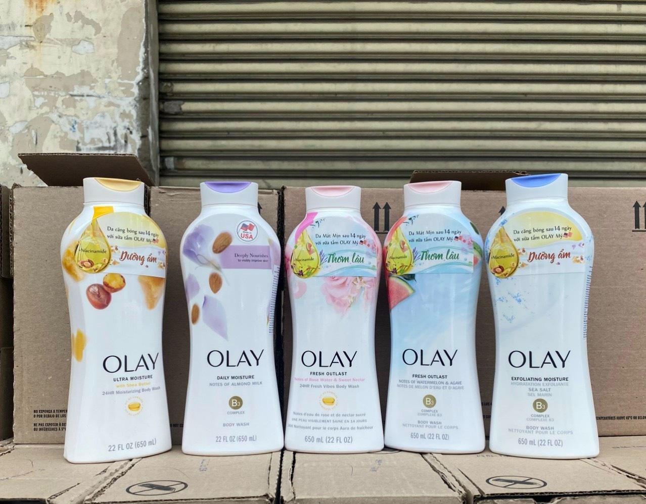 Sữa tắm Olay Fresh Outlast Body Wash-650ml ( mẫu mới 2024 )