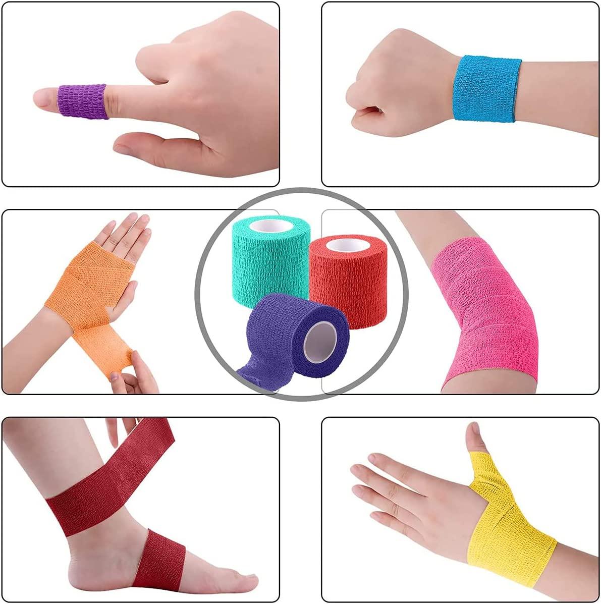 Băng Keo Tự Dính, 8 Cuộn Băng Keo Tự Dính Băng Băng Dính Cho Ngón Tay, Bàn Tay, Ngón Chân, Bàn Chân, 5cm x 4.5m
