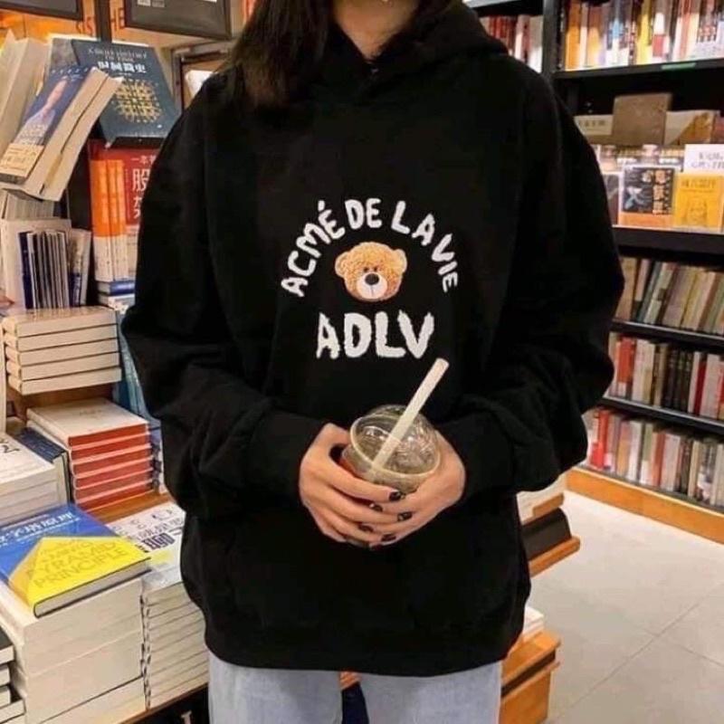 Áo Hoodie Unisex ADLV chất liệu nỉ ngoại nhập cao cấp phong cách Hàn Quốc