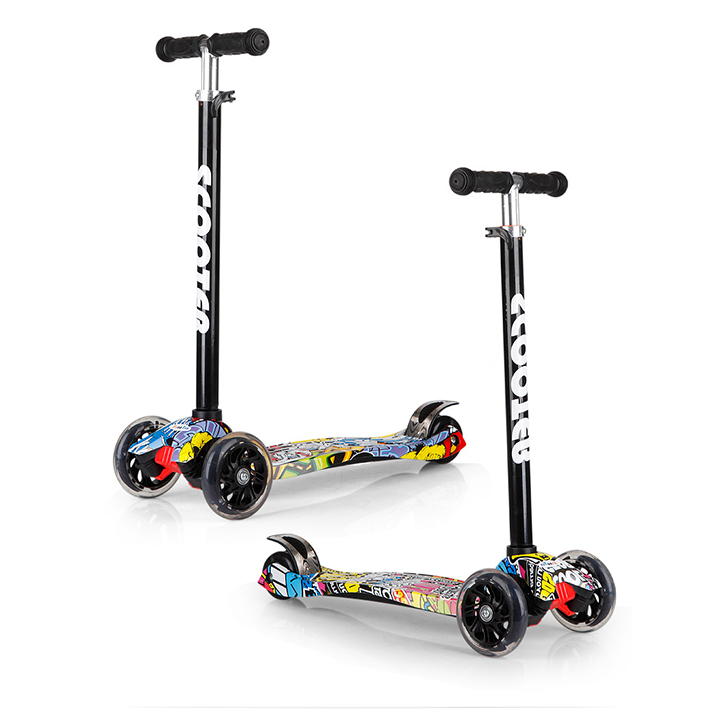 Xe Trượt Scooter Graffiti Cao Cấp 3 Bánh RE0454