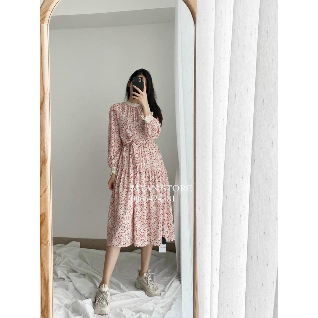Váy bầu cao cấp siêu sangchất lụa hàn mát mềm mịn thấm hút mồ hôi free size 43~70kg - Tổng kho váy bầu