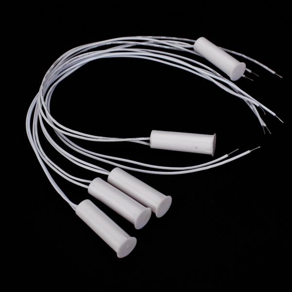 5pcs White Recessed Window Door Contact Switch Alarm