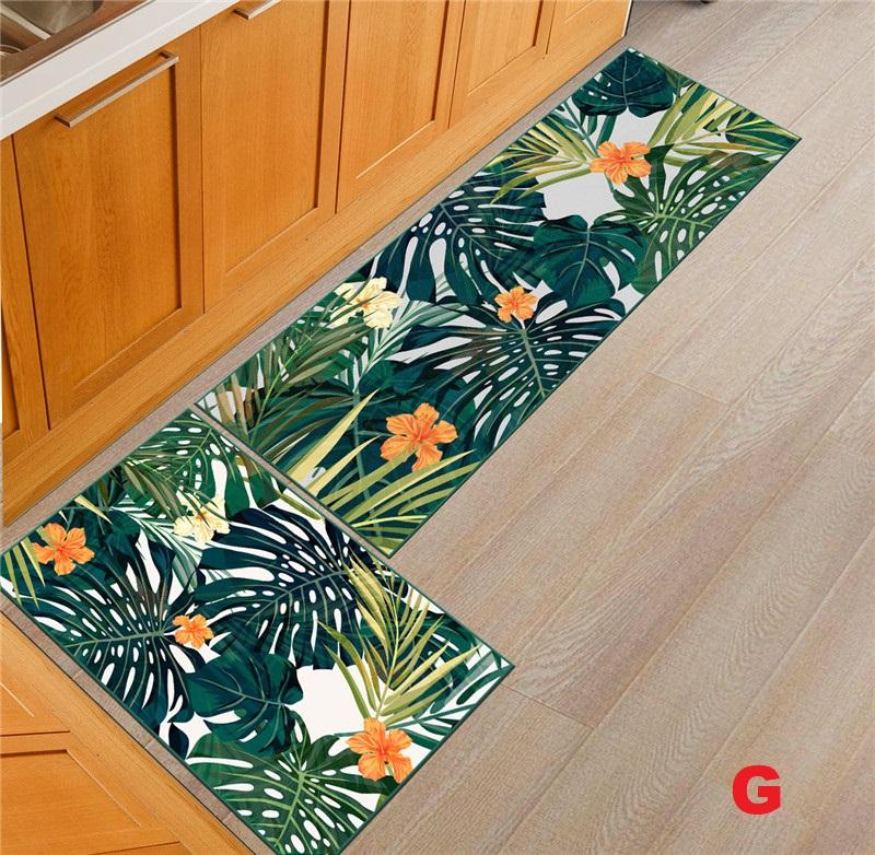 Bộ 2 Thảm Chân Chống Trượt Kích Thước 40x60 & 40x120cm