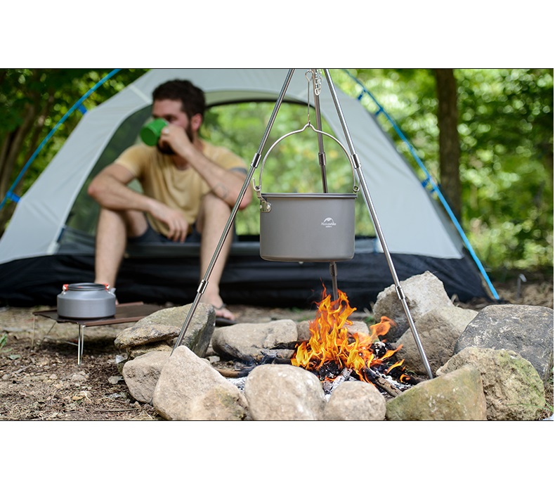Nồi Treo Nấu Ăn 4L/ 4-6 Người Naturehike Dành Cho Du Lịch Ngoài Trời NH17D021-G