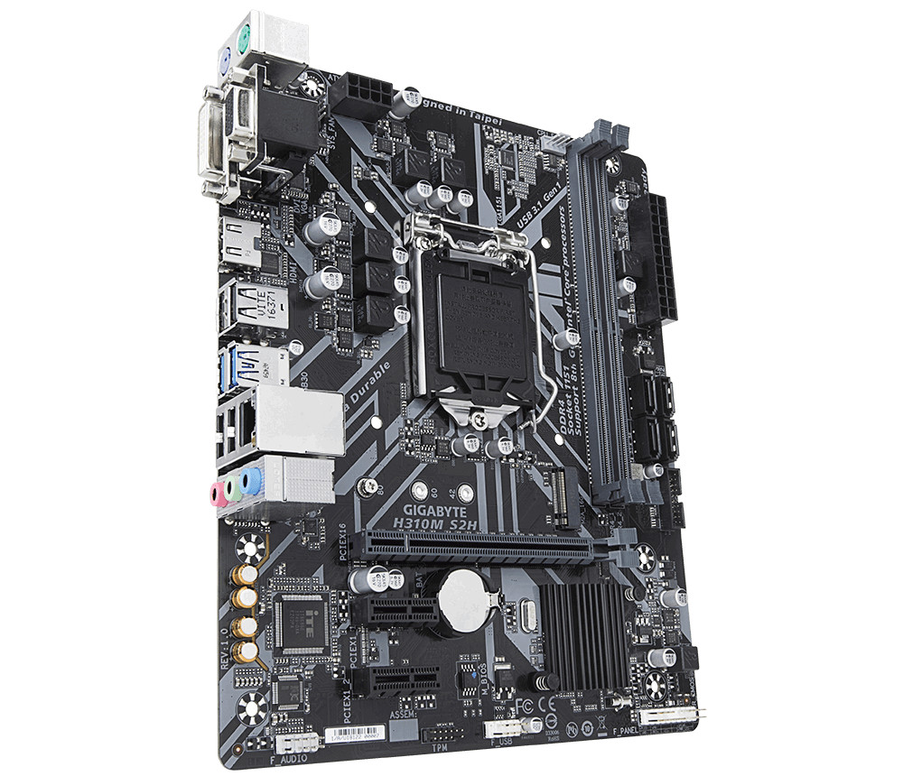 Bo Mạch Chủ Mainboard GIGABYTE H310M S2H (dvi,hdmi) (SK1151) - Hàng Chính Hãng