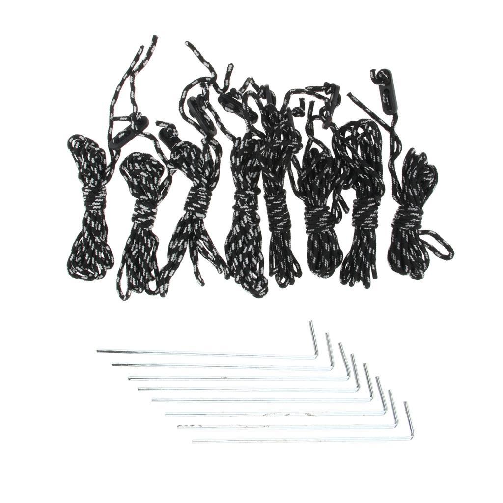 Heavy Duty Aluminum Alloy Outdoor Tent Accessories Tent Stakes Tent Nails &amp; Wind Rope &amp; Bag