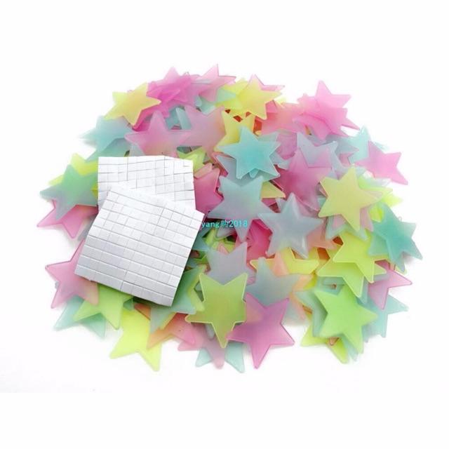 100 Sao dạ quang phát sáng trong tối