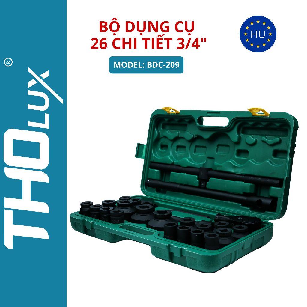 Bộ dụng cụ 26 chi tiết 3/4 BDC-209 Tholux