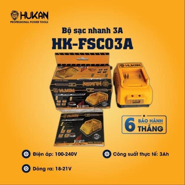 BỘ SẠC NHANH 3A HK-FSC03A HUKAN - HÀNG CHÍNH HÃNG