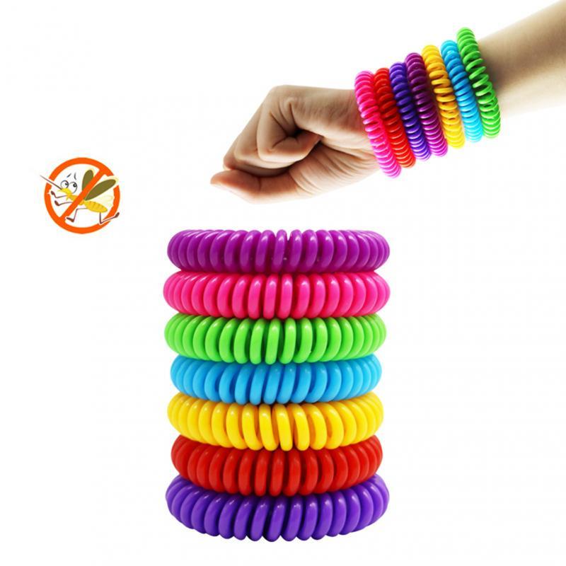 EVA Mosquito Repellent Bracelet Adults Kids Anti-Mosquito Spiral Wrist Bands Anti Insect Control Hand Strap For Outdoor Indoor