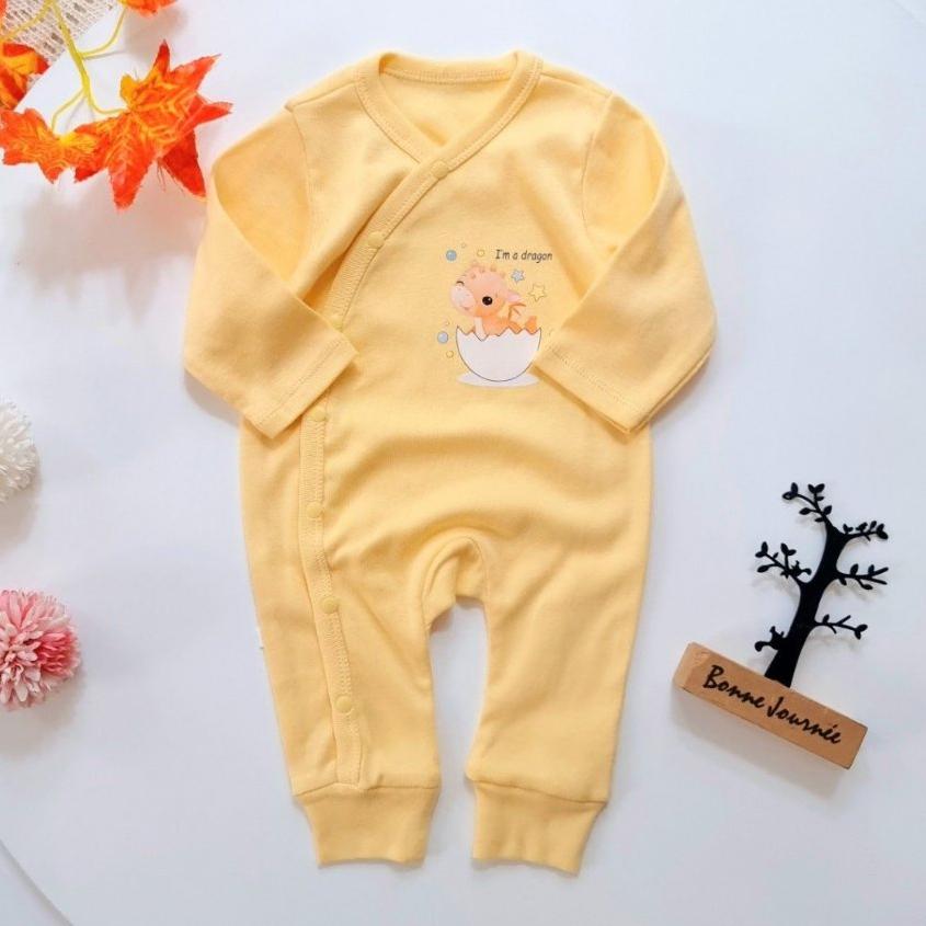 (3-10kg) Body Dài Chất Cotton Mềm Mại, Co Giãn, Thấm Hút Tốt - Bunnybaby