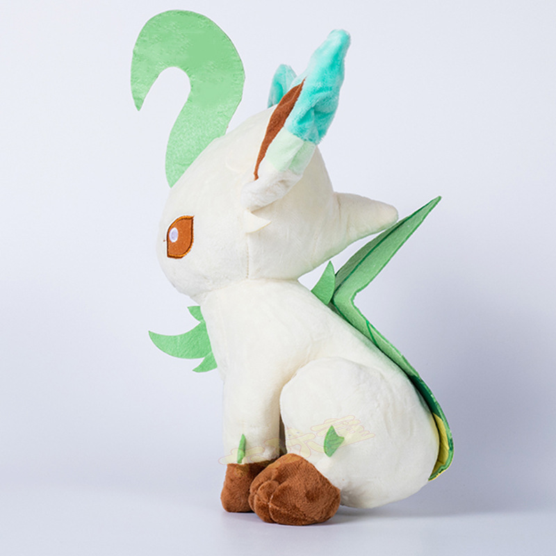 Gấu bông pokemon Eevee (eevui) Leafeon hệ cỏ lá cây (20cm---&gt;30cm) nguyên tem nguyên tag xịn mịn đẹp hàng cao cấp, an toàn cho trẻ nhỏ