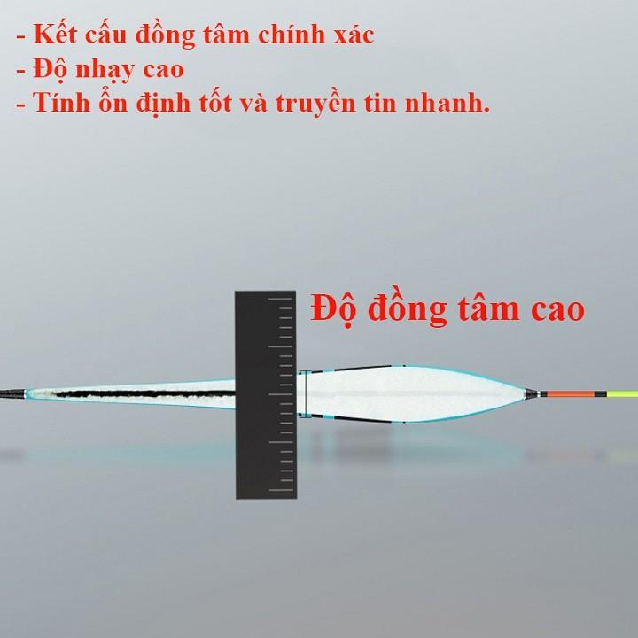 Phao Câu Đài Nano Shark Phao Câu Cá Tăm phao 3D Đầu Xoắn Truyền Thông Tin Siêu Nhạy Cao Cấp PC20