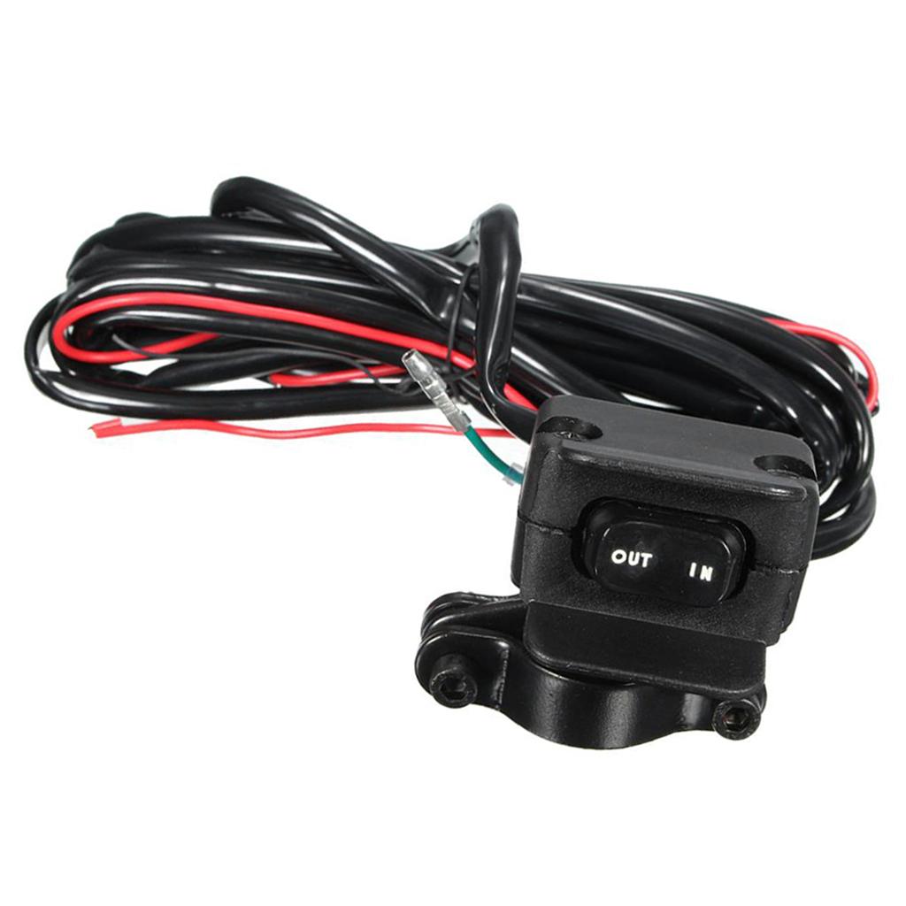 3 Meters 12V Winch Rocker Switch Handlebar Control for Motorcycles