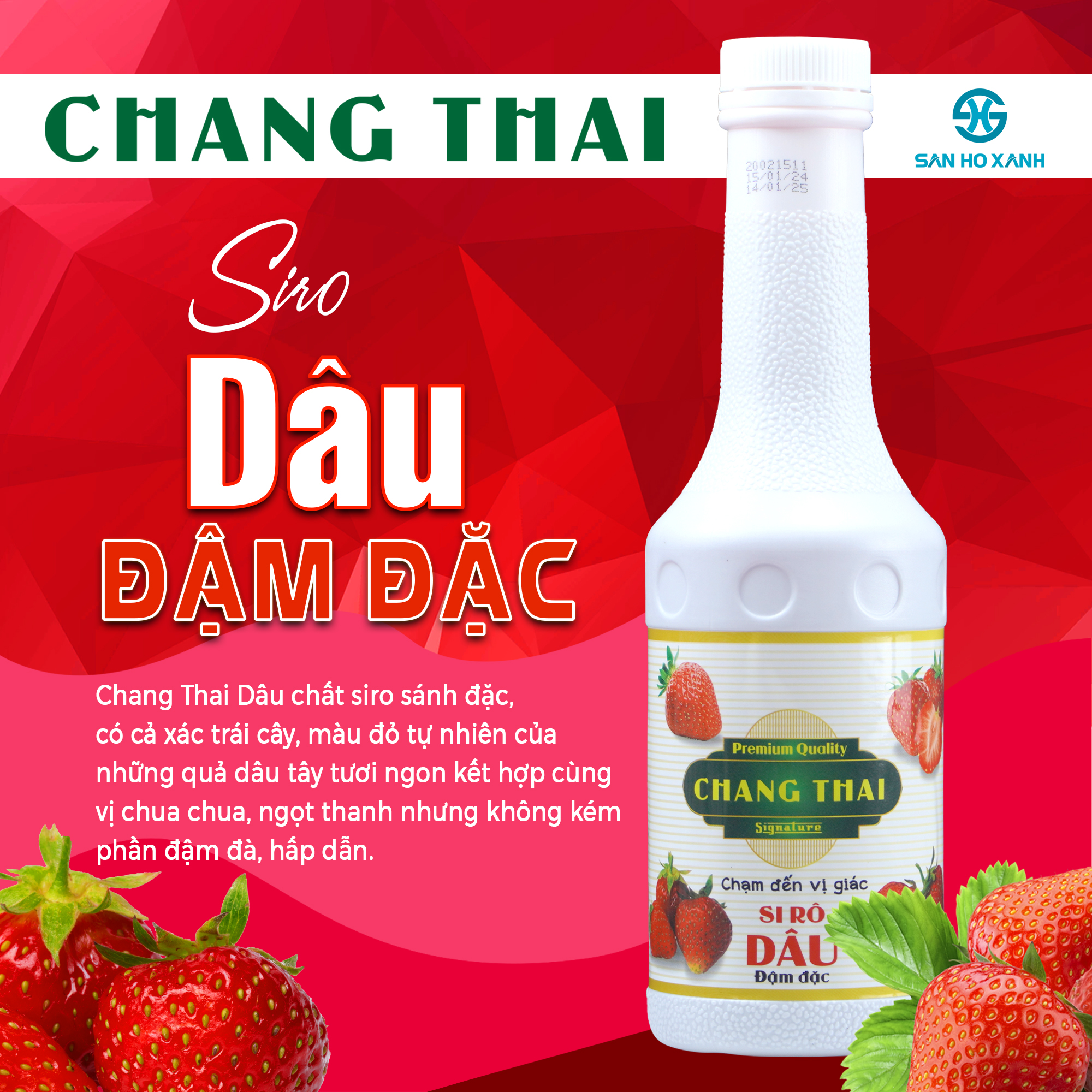 Si Rô CHANG THAI 1000ml - 16 Vị Trái Cây Tự Nhiên