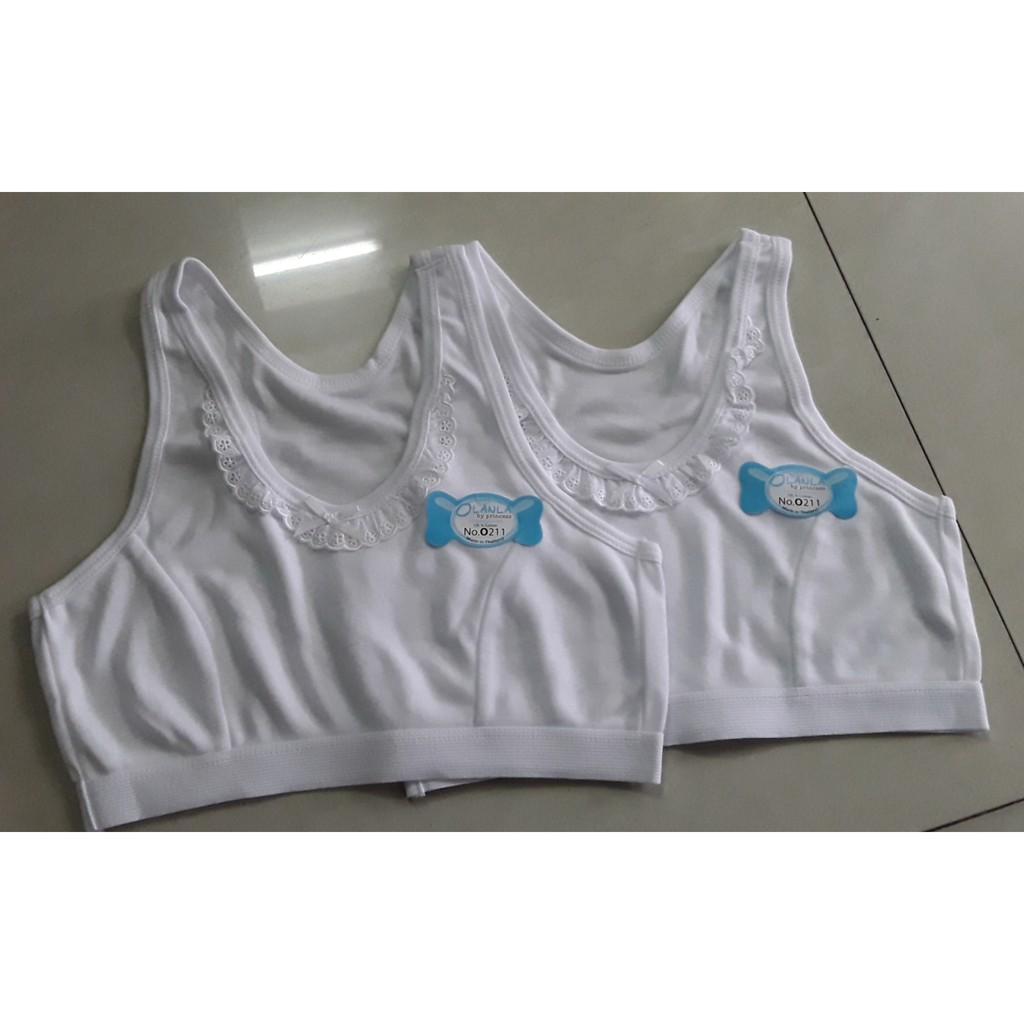 Sét 05 áo lá 3 lỗ học sinh coton hàng thái lan từ 30kg đến 45kg