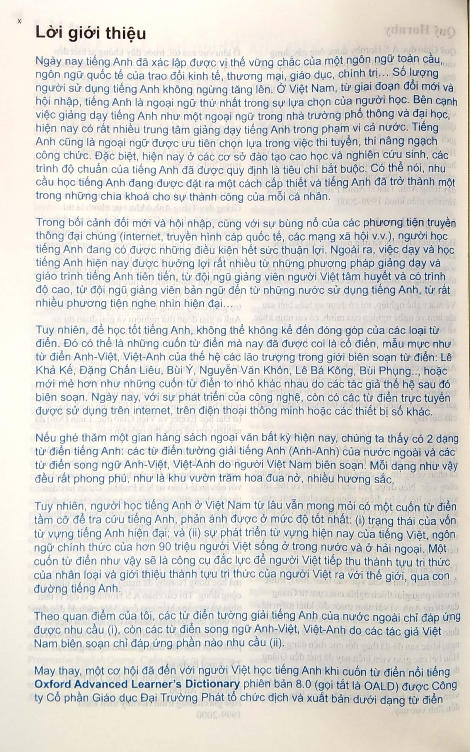 Sách ngoại văn: Oxford Advanced Learner's Dictionary