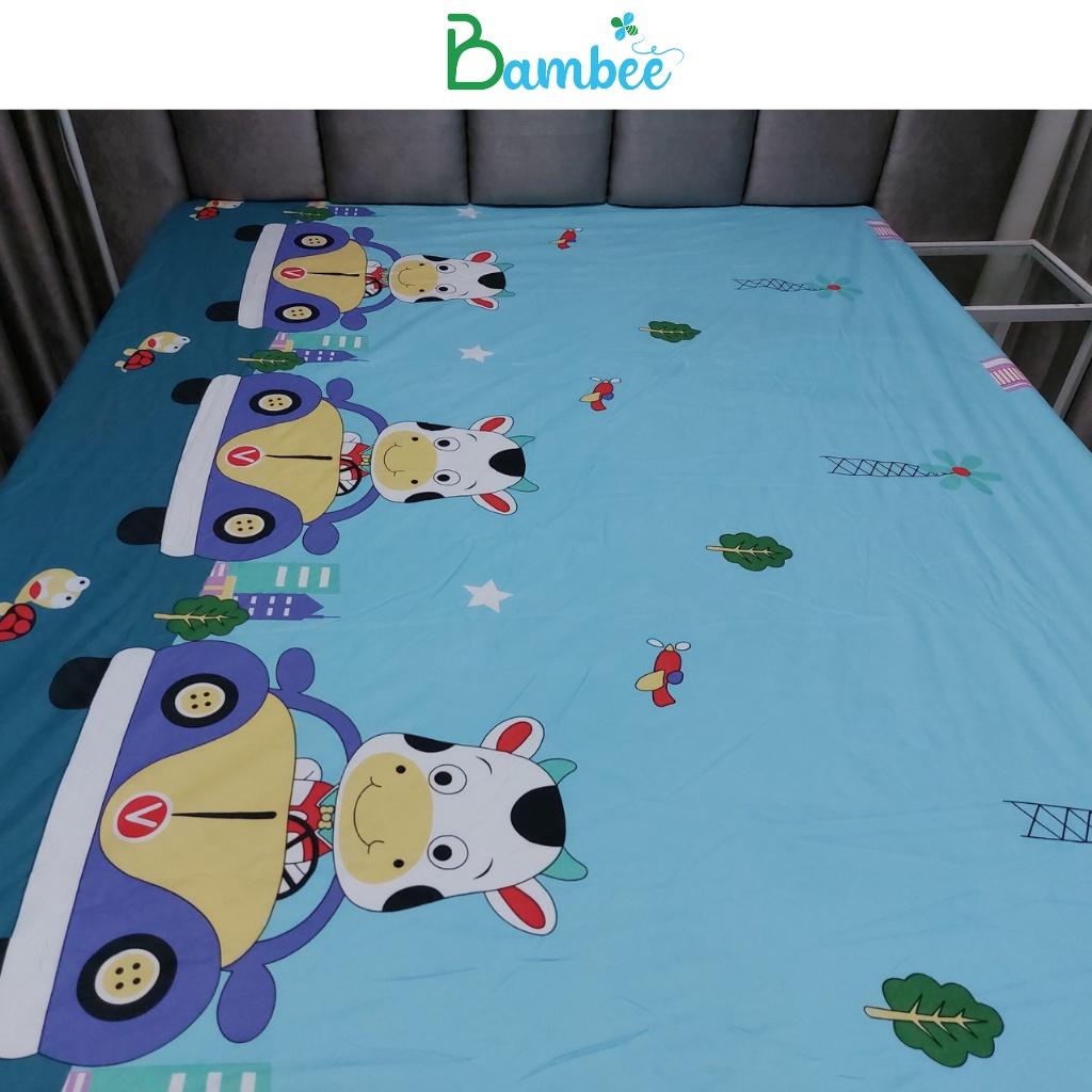 Ga chống thấm cotton, drap chống thấm cotton Bambee size 2mx2m2, 1m8, 1m6, 1m4, 1m2, 1m. Nệm 5cm, 10cm, 15cm, 20cm, 25cm