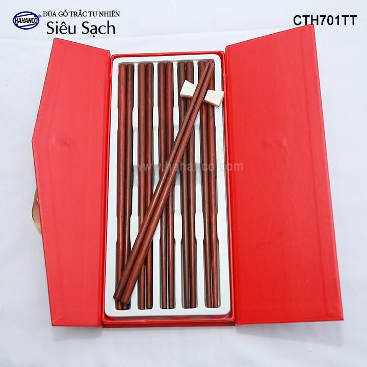 Đũa gỗ Trắc Việt Nam vân đẹp CTH701TT - gỗ Trắc tự nhiên không chất độc hại