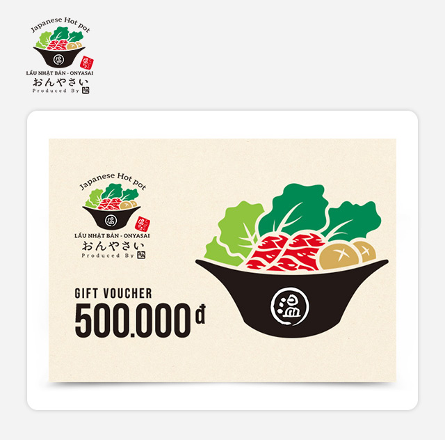 Giftpop - Phiếu Quà Tặng On-Yasai Shabu Shabu 500K