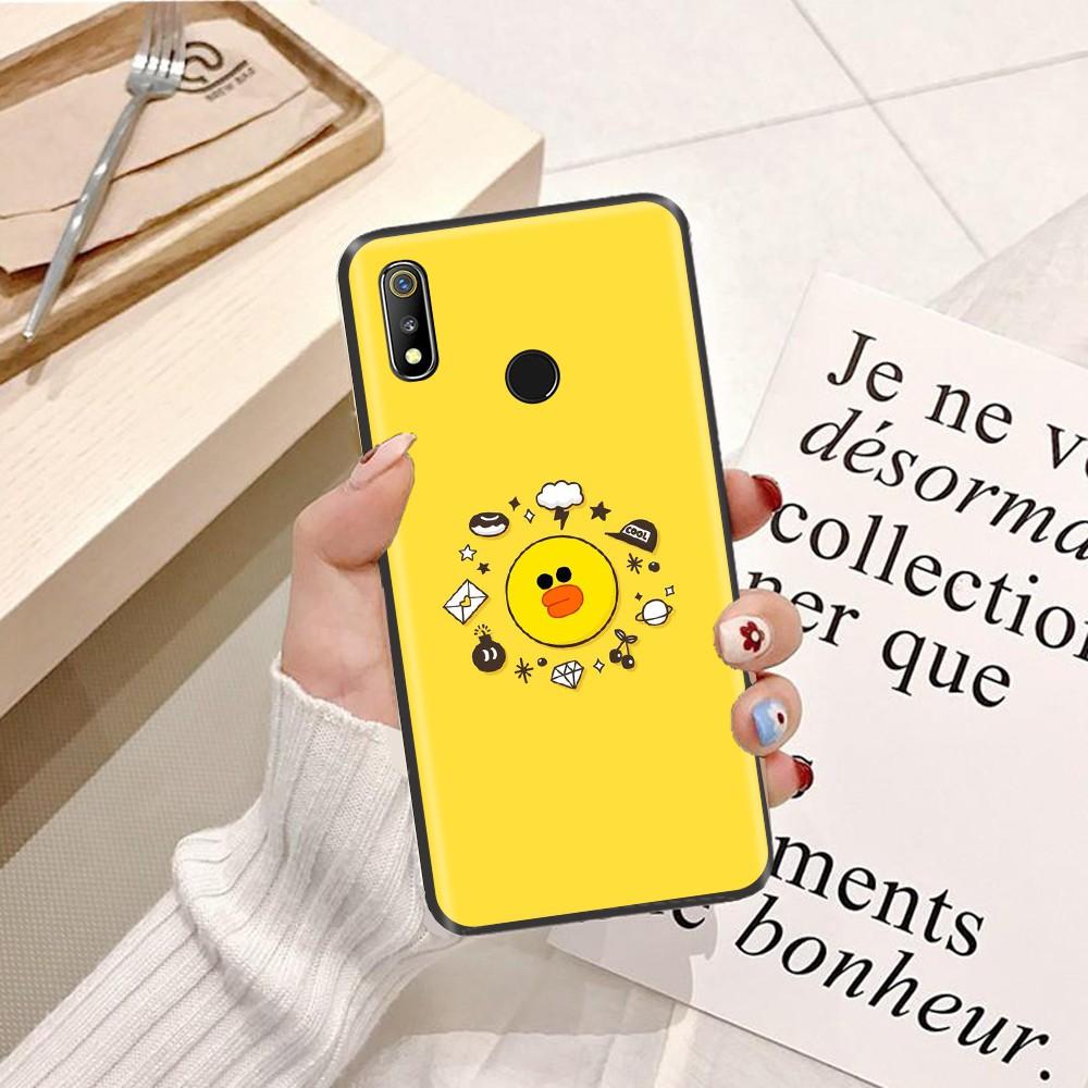 Ốp lưng dành cho Oppo Realme 5 Viền dẻo TPU hình Vịt Con Đáng Yêu