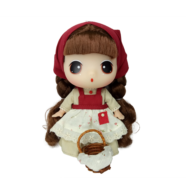 Búp bê Ddung quàng khăn đỏ FDE1832A 18CM