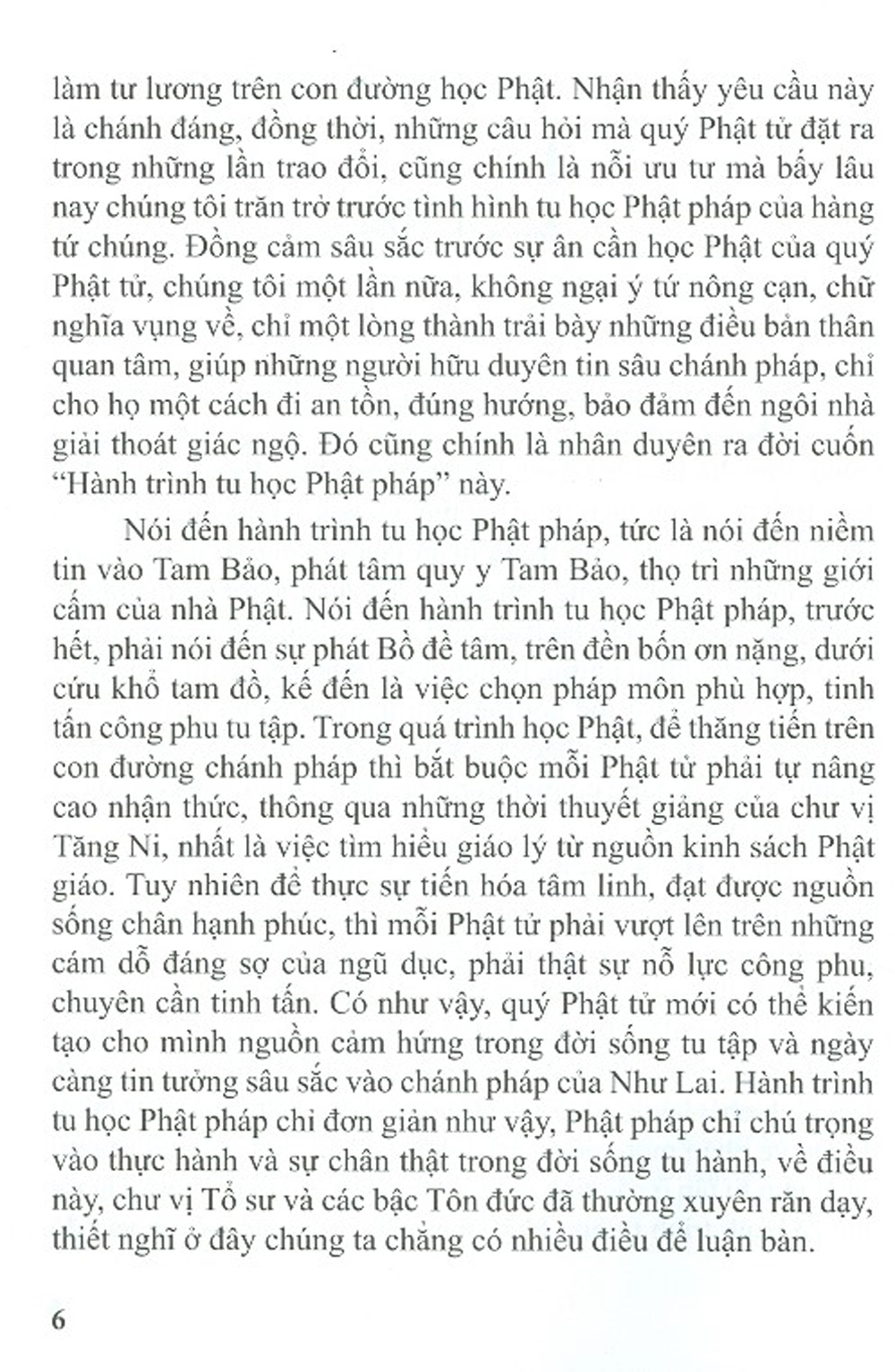 Hành Trình Tu Học Phật Pháp