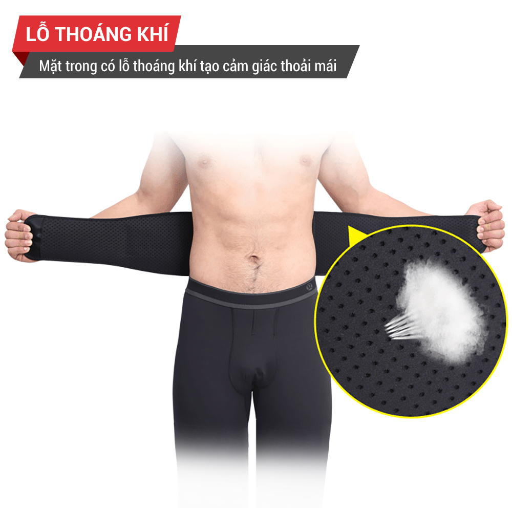 Đai lưng tập gym,đai bảo vệ cột sống chống đau lưng 2 dây nén GoodFit GF722WS