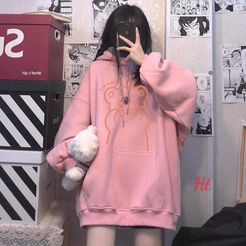 Áo hoodie gấu ngồi tikkeo H2A