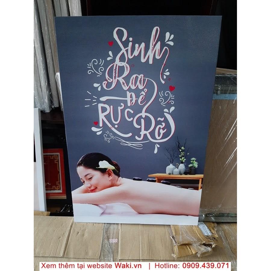 Bộ 3 tranh treo tường spa, mẫu đpẹ và sang trọng, giá rẻ, nhiều ưu đãi