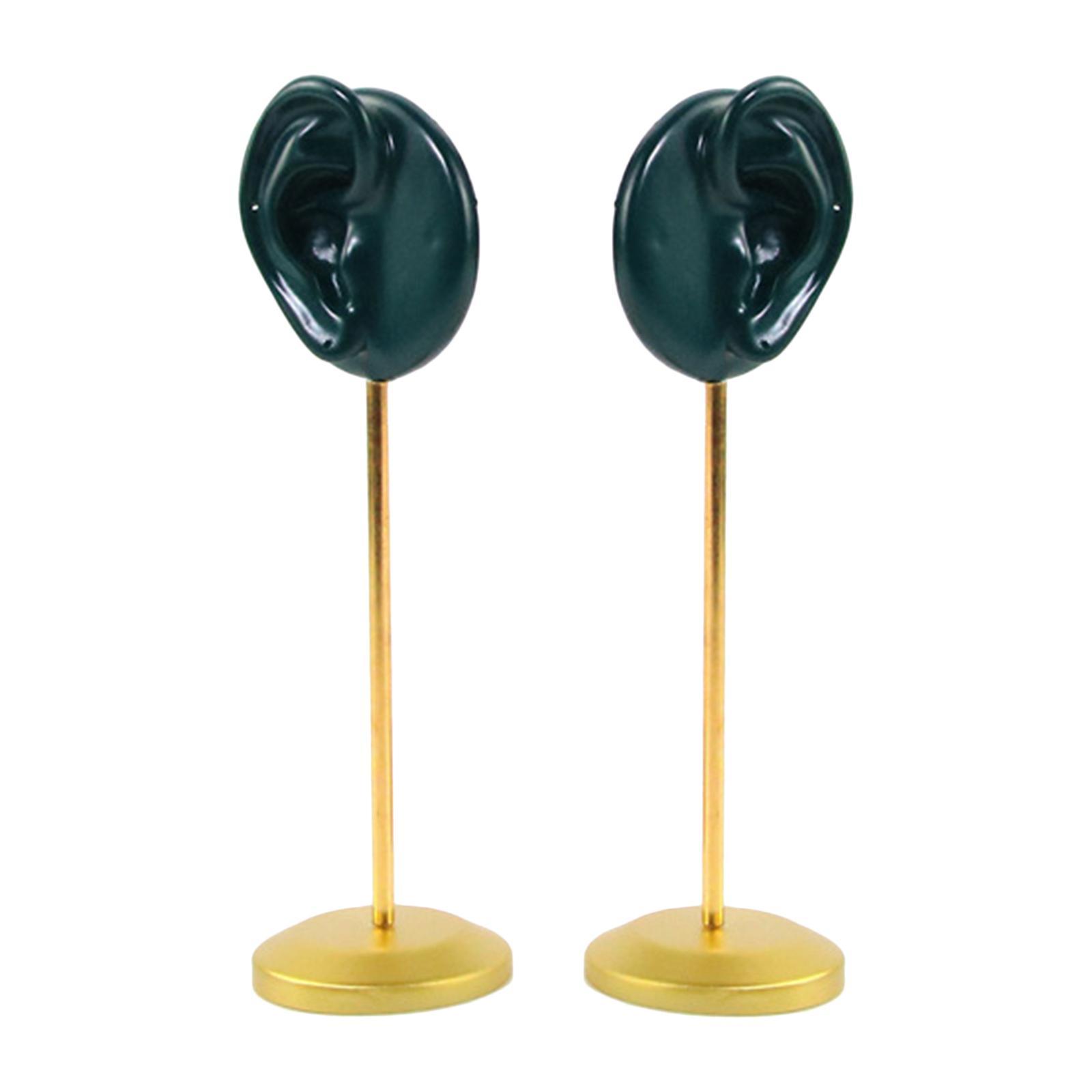 Durable Earring Display Stand Resin Ear Model Stud Holder Showcase Stable